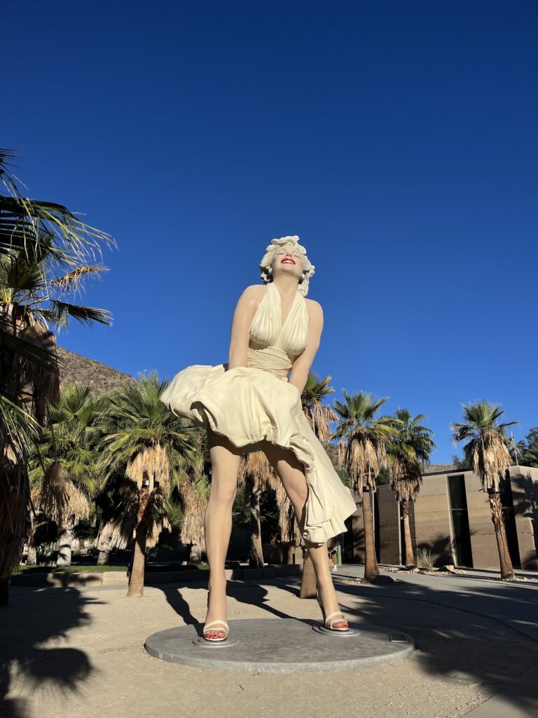 "Forever Marilyn" sculpture in Palm Springs