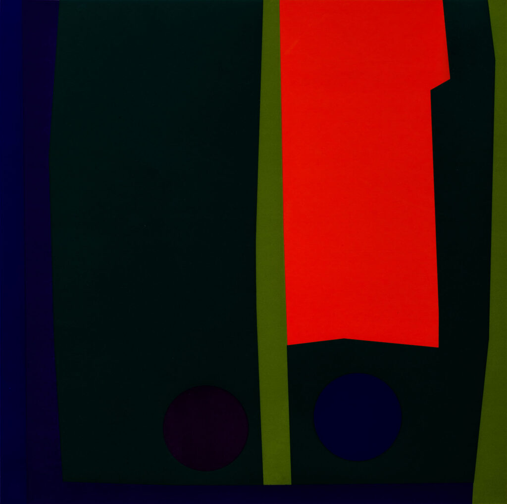 Mercedes Pardo, Helios, del portafolio 21 estampadores de Colombia, Mexico y Venezuela [Helios, from the portfolio 21 Printmakers of Colombia, Mexico and Venezuela], 1972, color screenprint, 29 13/16 × 22 3/16 in., Blanton Museum of Art, The University of Texas at Austin, Gift of Container Corporation of America, 1982