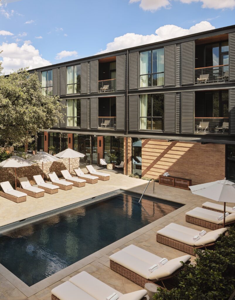 Green Pasture’s private pool. (Photo by Casey Dunn)