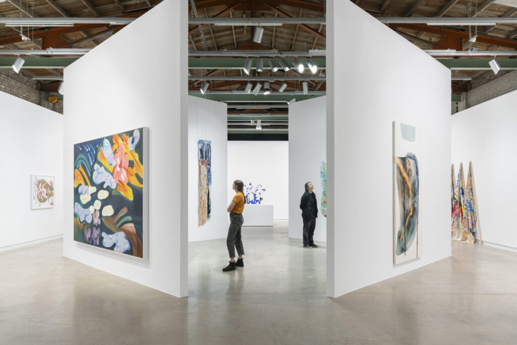 Installation view, The Canvas Can Do Miracles, The Contemporary Austin – Jones Center on Congress Avenue, Austin, Texas, 2025. Image courtesy The Contemporary Austin. Photograph by Alex Boeschenstein.