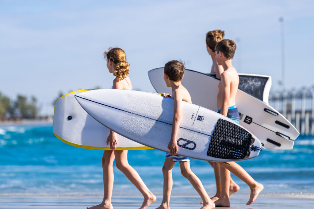 Austin Surf Club will have amenities such as a surf basin, wellness complex, trail systems, paddle sports areas and a skate park.