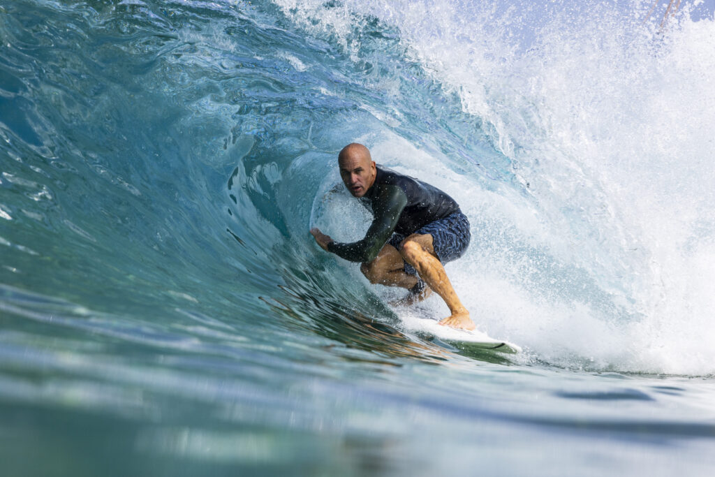 Professional surfer Kelly Slater is partnering on Austin Surf Club, a proposed private surf development off State Highway 71 in Del Valle. (Photo courtesy of Austin Surf Club)