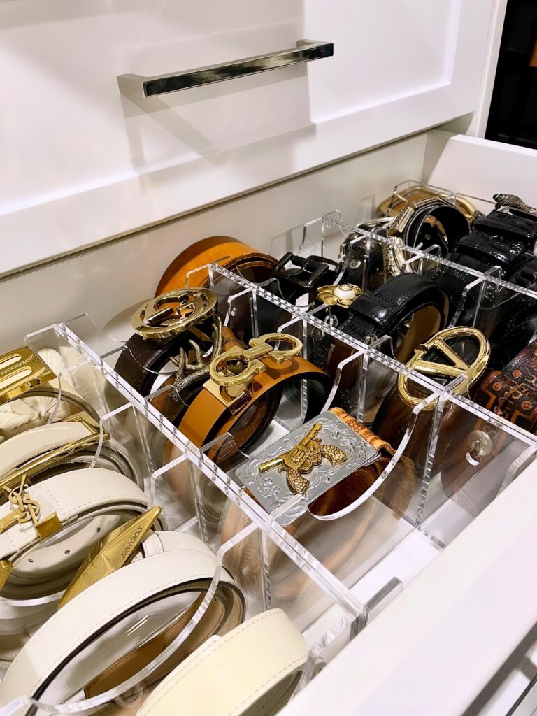 Belt Organization by Settled In Soundly