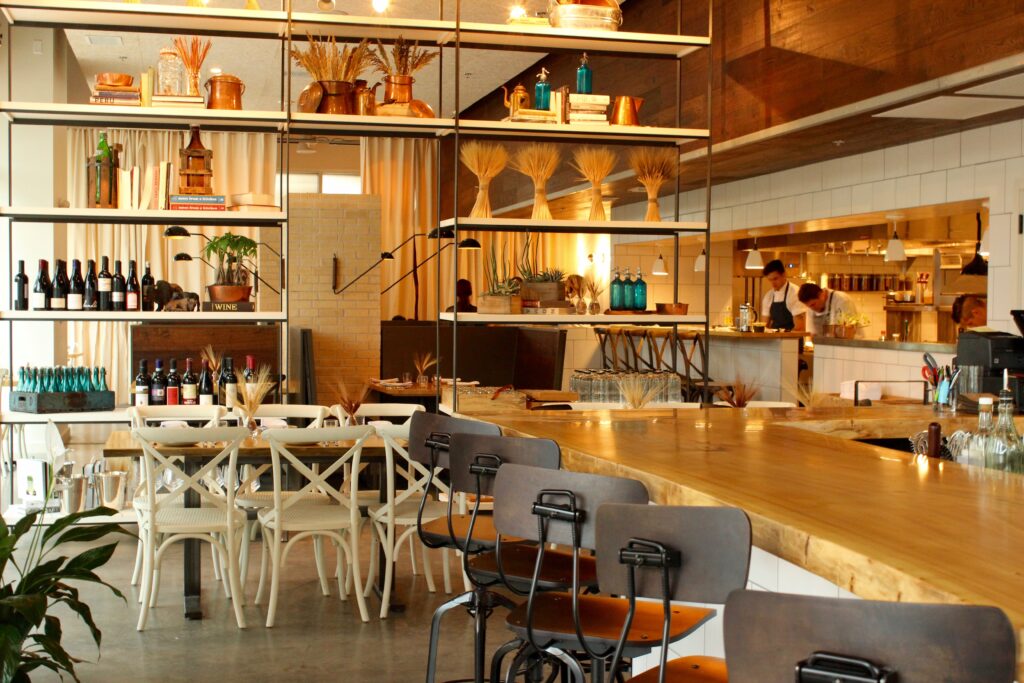 Emmer & Rye's dining room. (Photo by Julia Keim))