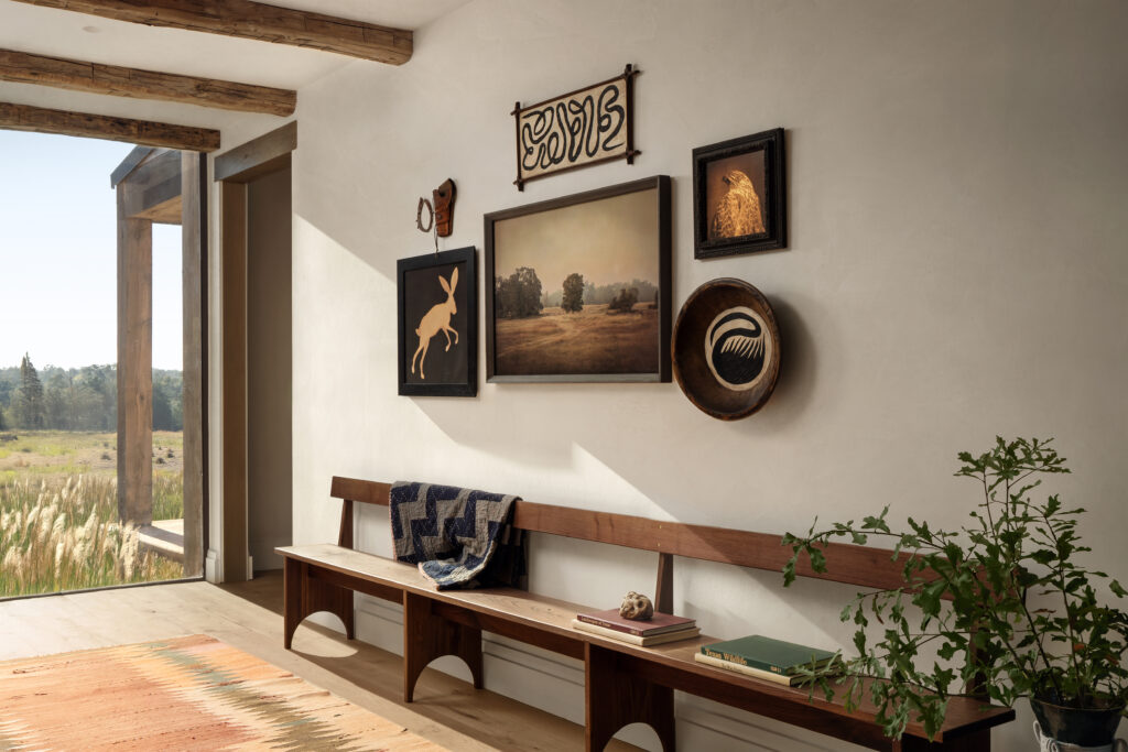 Farmhouse gallery hall. (photo by Chase Daniel)