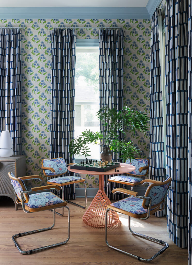 A lounge area at the Marlin House.