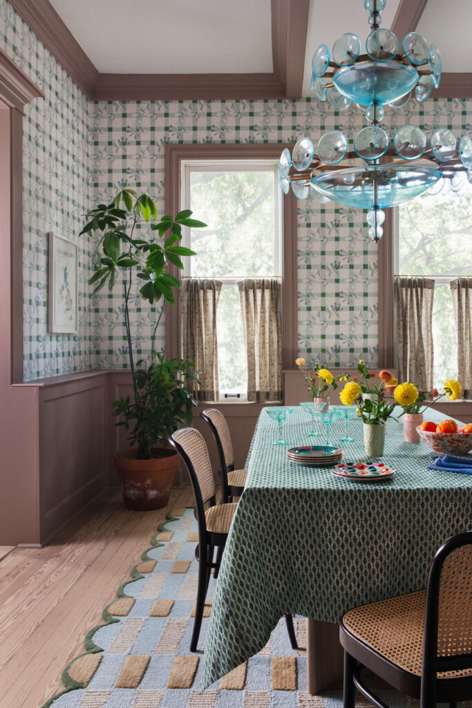 The Marlin House’s dining room.