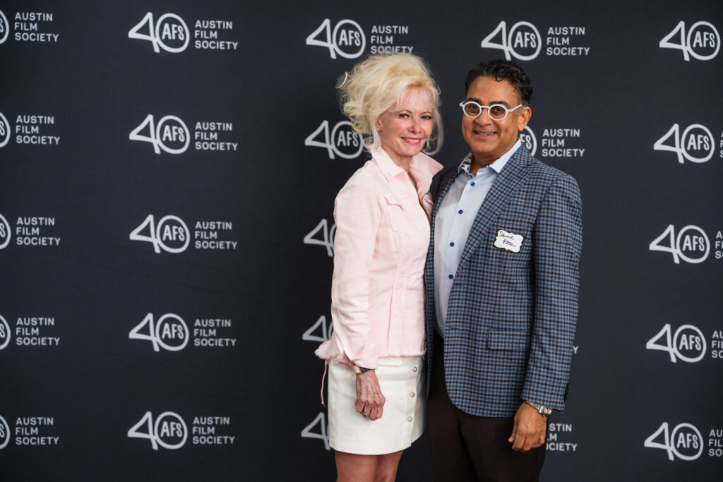 Phyllis Fletcher and Samir Patel at Texas Film Awards Kickoff Party 2026