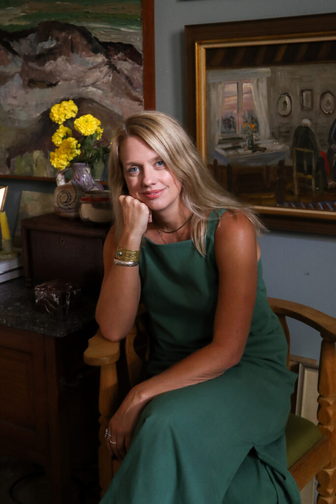 Shannon Eddings in her Austin studio. (Photo by Jenn Rose Smith)