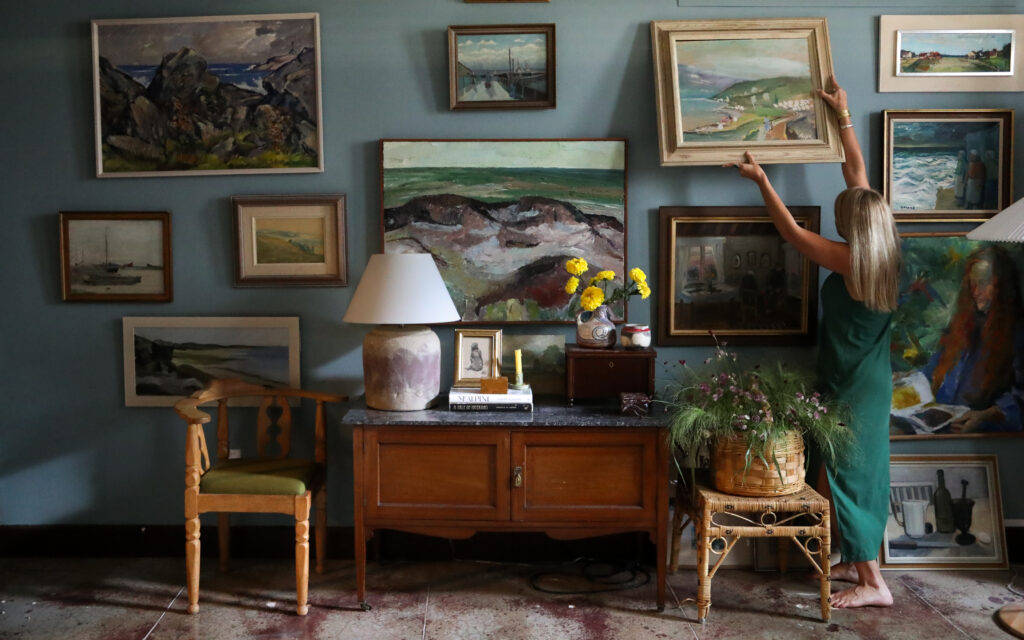 Interior designer Shannon Eddings' studio in Austin. (Photo by Jenn Rose Smith)
