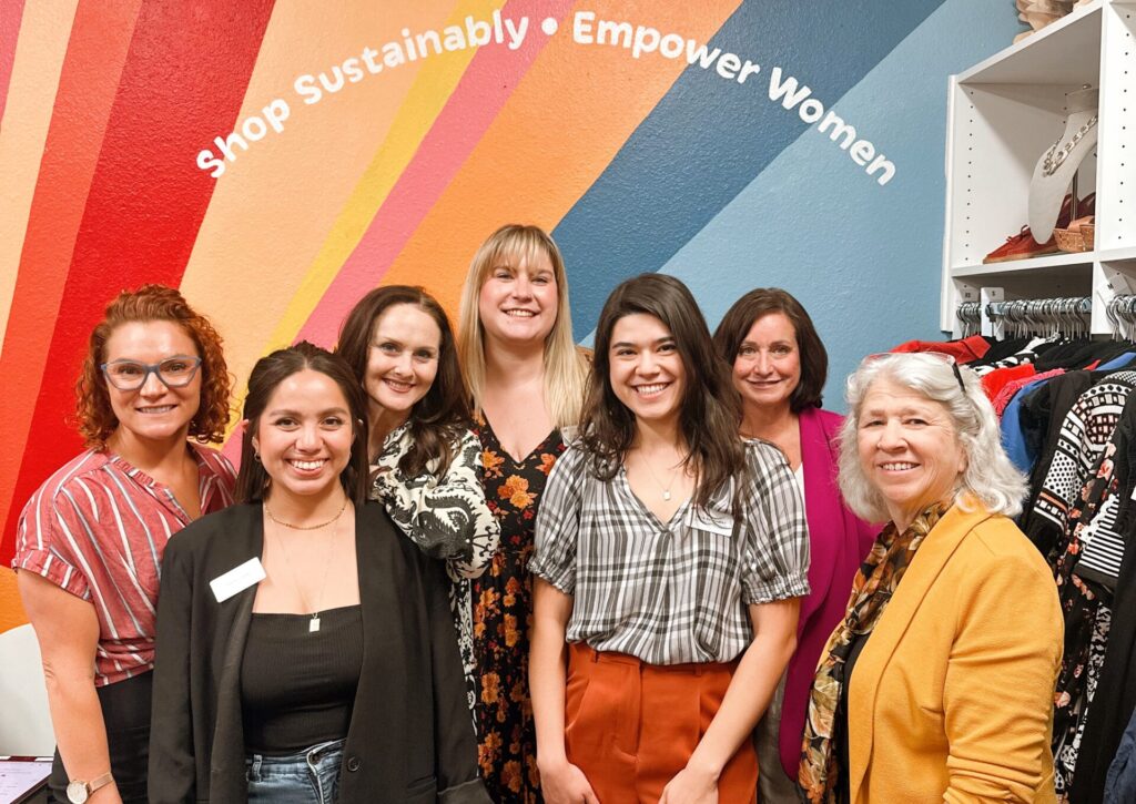 The DFSA is a team of nine, with the rest being made up of over 300 volunteers. (Photo courtesy of Dress for Success Austin)