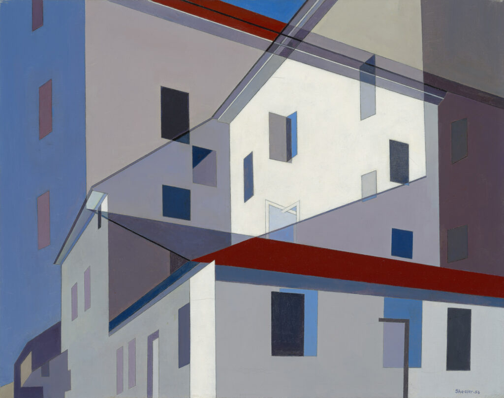 “On a Shaker Theme,” 1956, by Charles Sheeler (1883–1965). Oil on canvas. Collection of Charles Butt. (Courtesy of the Blanton Museum of Art)