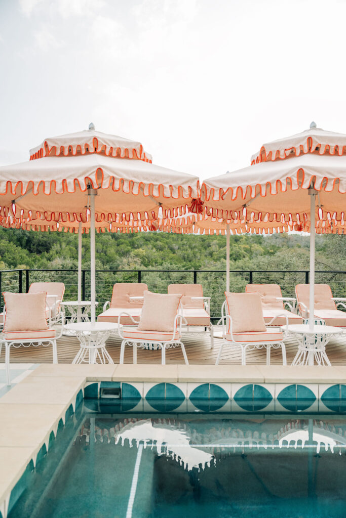 outdoor pool with sweeping Hill Country views