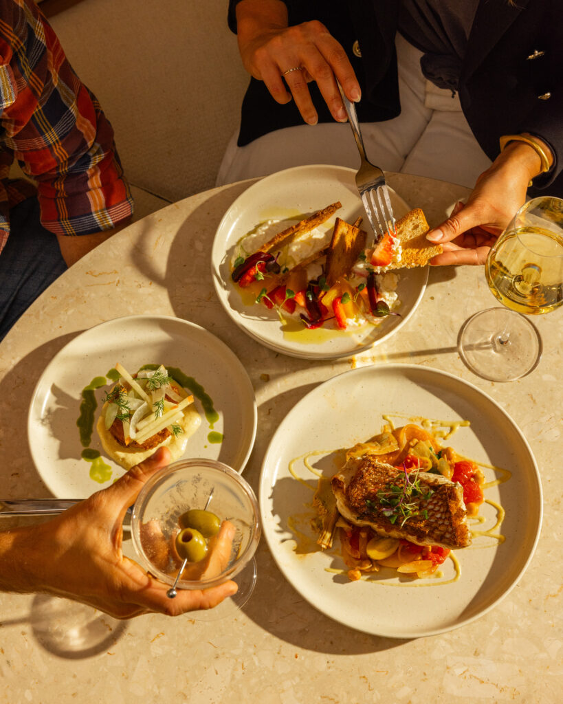 Dinner spread from Carpenters Hall. (Photo courtesy of Carpenter Hotel)