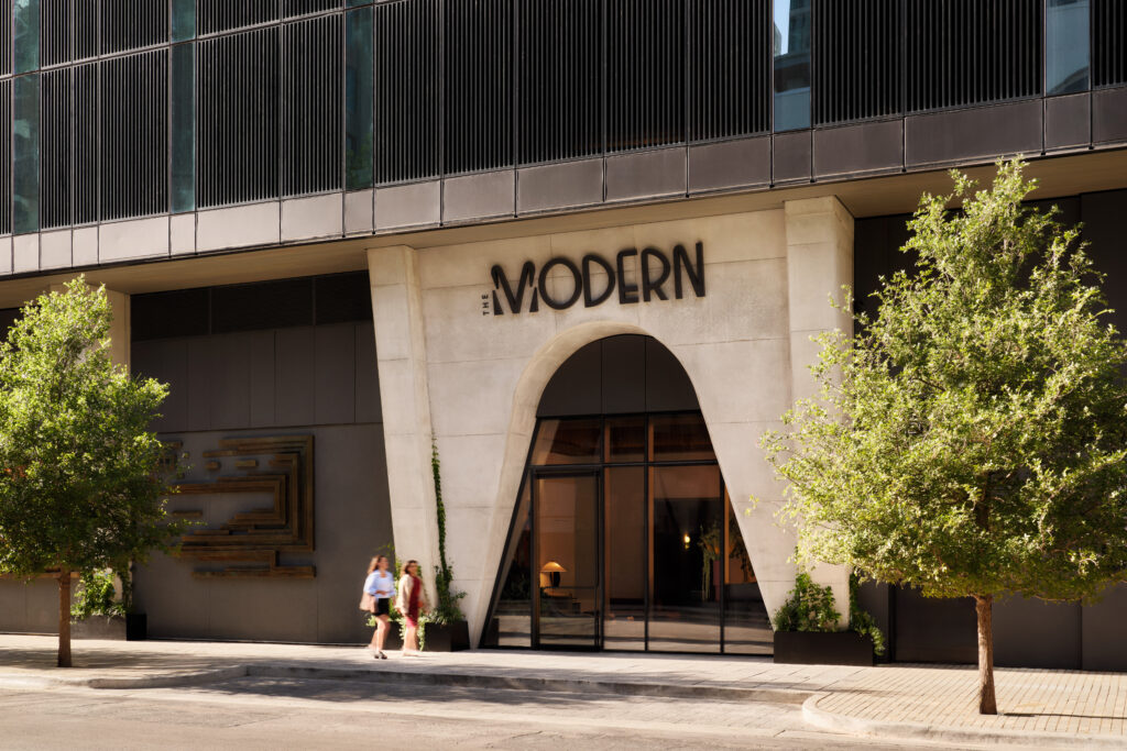 The Modern's main entrance. (Photo by Likeness Studio)