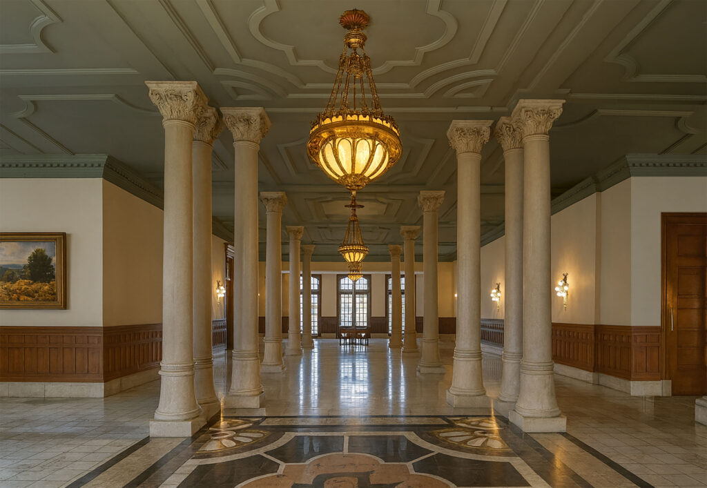 (photo courtesy of The Driskill) The Driskill – Mezzanine Level