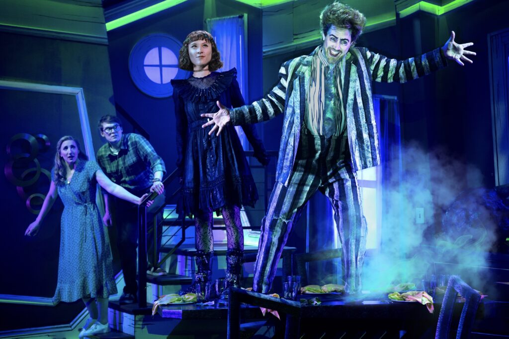 The cast of "Beetlejuice the Musical" in the Australian production. (Photo by Michelle Grace Hunder)