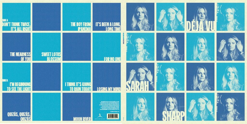 Sarah Sharp’s upcoming album “Déjà Vu” (Design by Petagram Austin, photos Mark Abernathy)