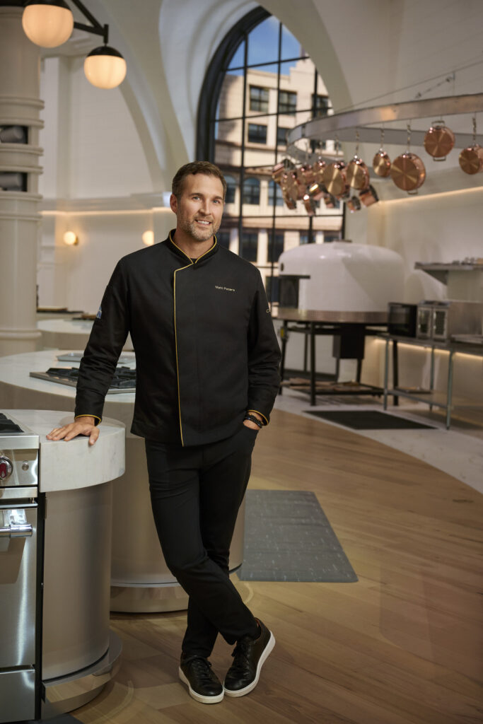 Chef Matthew Peters competes in “America’s Culinary Cup,” on CBS and streaming on Paramount+. (Photo by Jackie Brown/CBS ©2025 CBS Broadcasting, Inc. All Rights Reserved.)