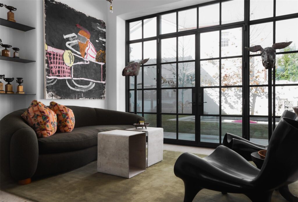 Interior of Casa Pemberton, listed by Amy Deane with Moreland Properties (Photography by Brian Cole)
