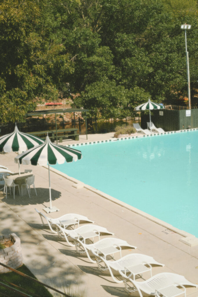 Amenities at Petit Cowboy in New Braunfels are designed to serve both overnight guests and locals, with gathering spaces intended to welcome neighbors as well as travelers. (Photo courtesy of Taylor Bennett & Hunter Mitchell)