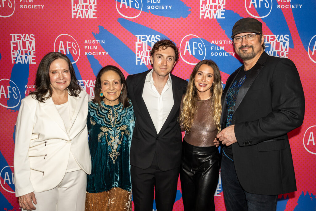 (From left) AFS CEO Rebecca Campbell, producer Elizabeth Avellán, actors Daryl Sabara and Alexa PenaVega, and director Robert Rodriguez.