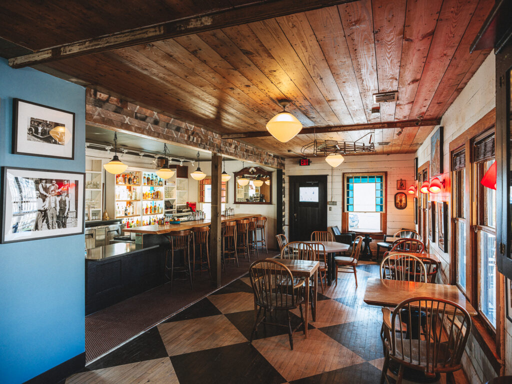 The interior of Boni’s Bar Next Door in Austin, the new bar from the team behind Lenoir.