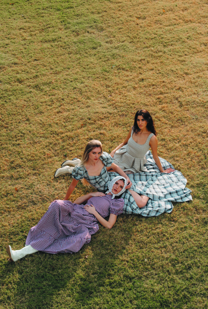 The “Joy,” “Nicky” and “Ginger” dresses from Pecan Moon.