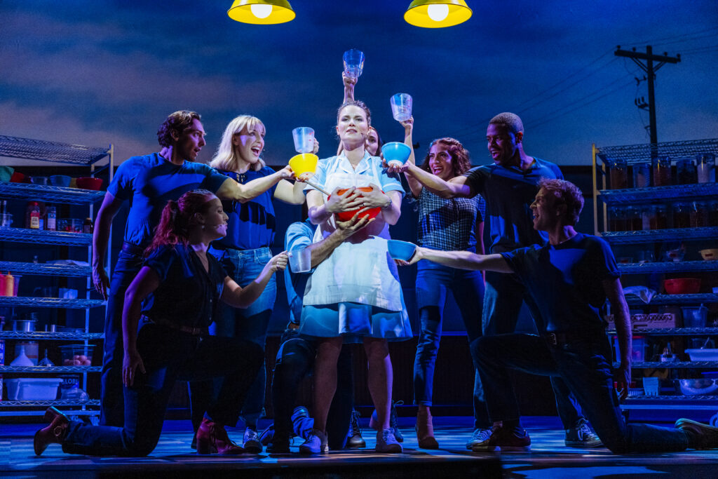 The cast of "Waitress." (Photo by Marie-Andrée Lemire)