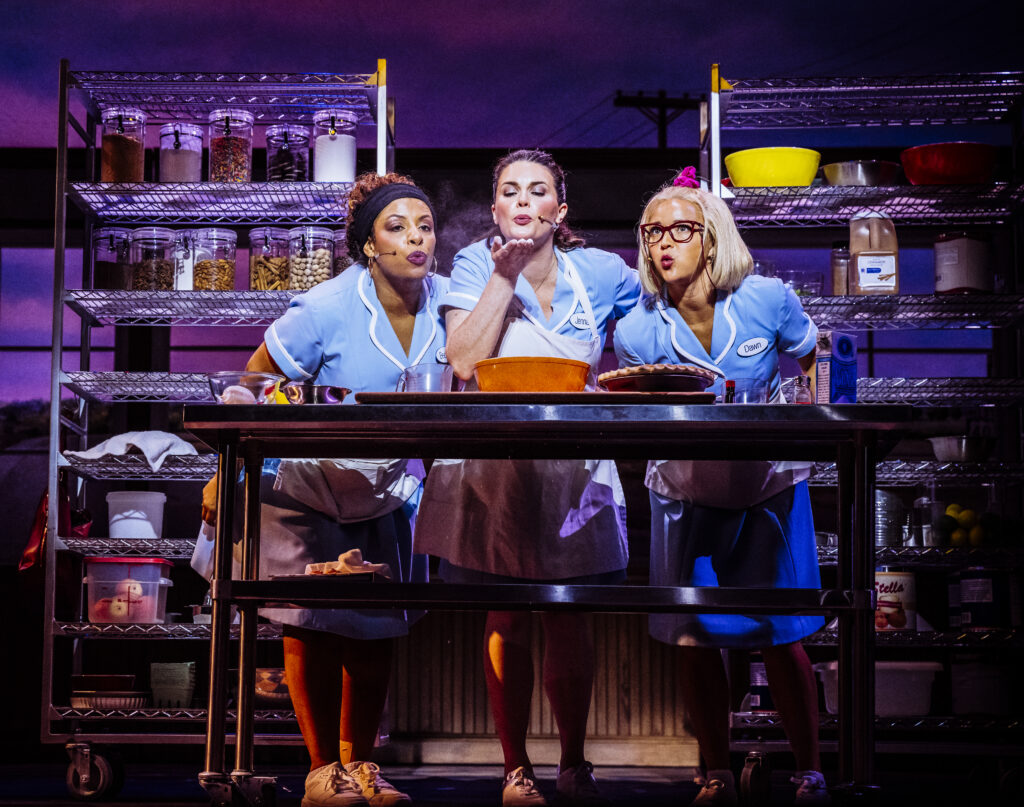 The cast of "Waitress." (Photo by Marie-Andrée Lemire)