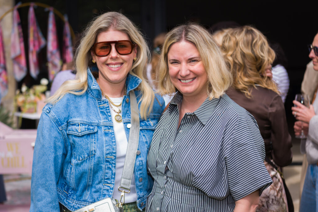 Annie Brown Verdin and Jennifer Sinski at TRIBEZA International Women's Day Concert.