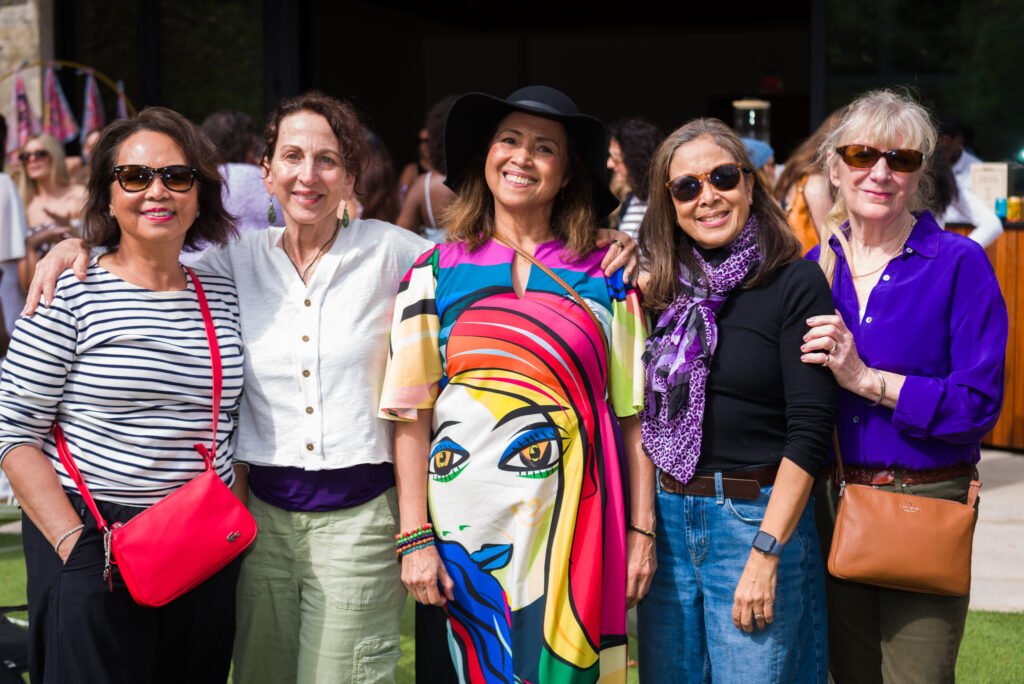 Malette Dahl, Laura Guthrie, Marivic Brook, Babette Thompson and Lindsey Longshore at TRIBEZA International Women's Day Concert