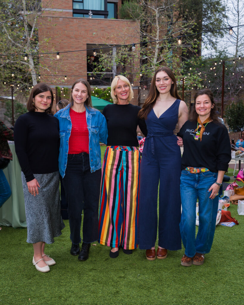 Cassie Butterfield, Krissy LittleStar Hearn, Heidi Okla, Avery Toomes and Ashley Sauls at TRIBEZA International Women's Day Concert
