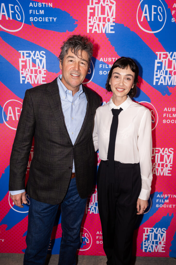 Kyle Chandler and Sydney Chandler at Texas Film Hall of Fame Awards