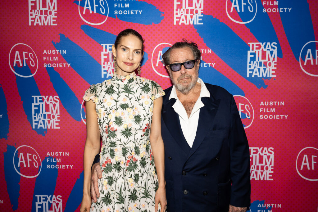 Louise Kugelberg and Julian Schnabel