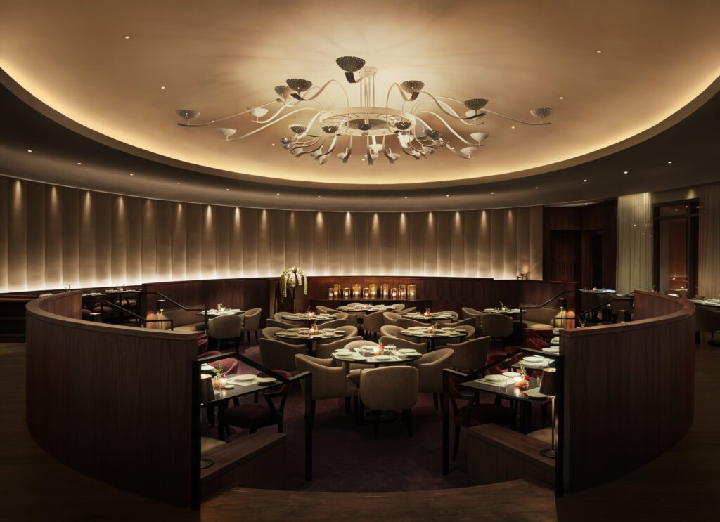 Matador Room, swanky, dark restaurant in Miami Beach.