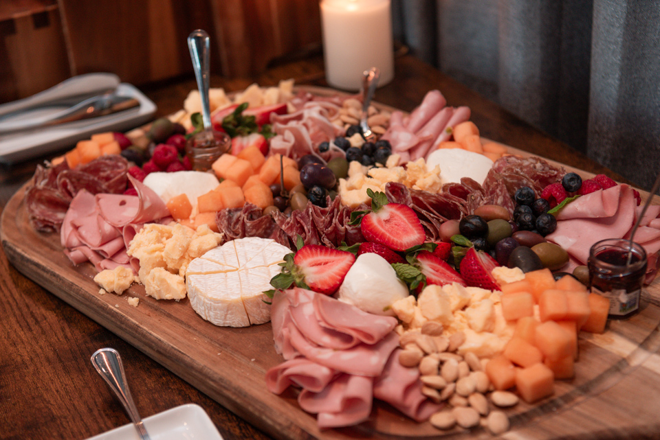 Charcuterie board at The Loren Hotel in Austin.
