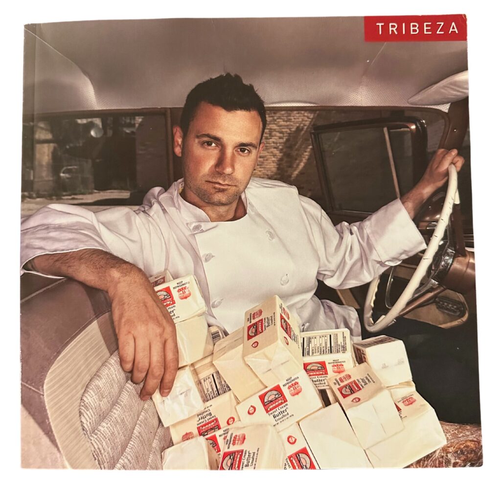 Chef Shawn Cirkiel appears on the cover of TRIBEZA’s May 2010 Cuisine Issue, photographed by Michael Thad Carter in downtown Austin.