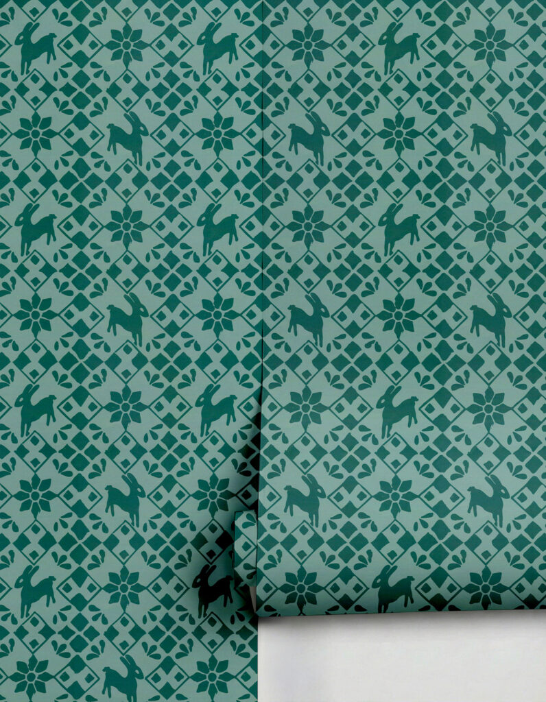 Clay Imports’ Conejos Cenote wallpaper. (Courtesy of Clay Imports)