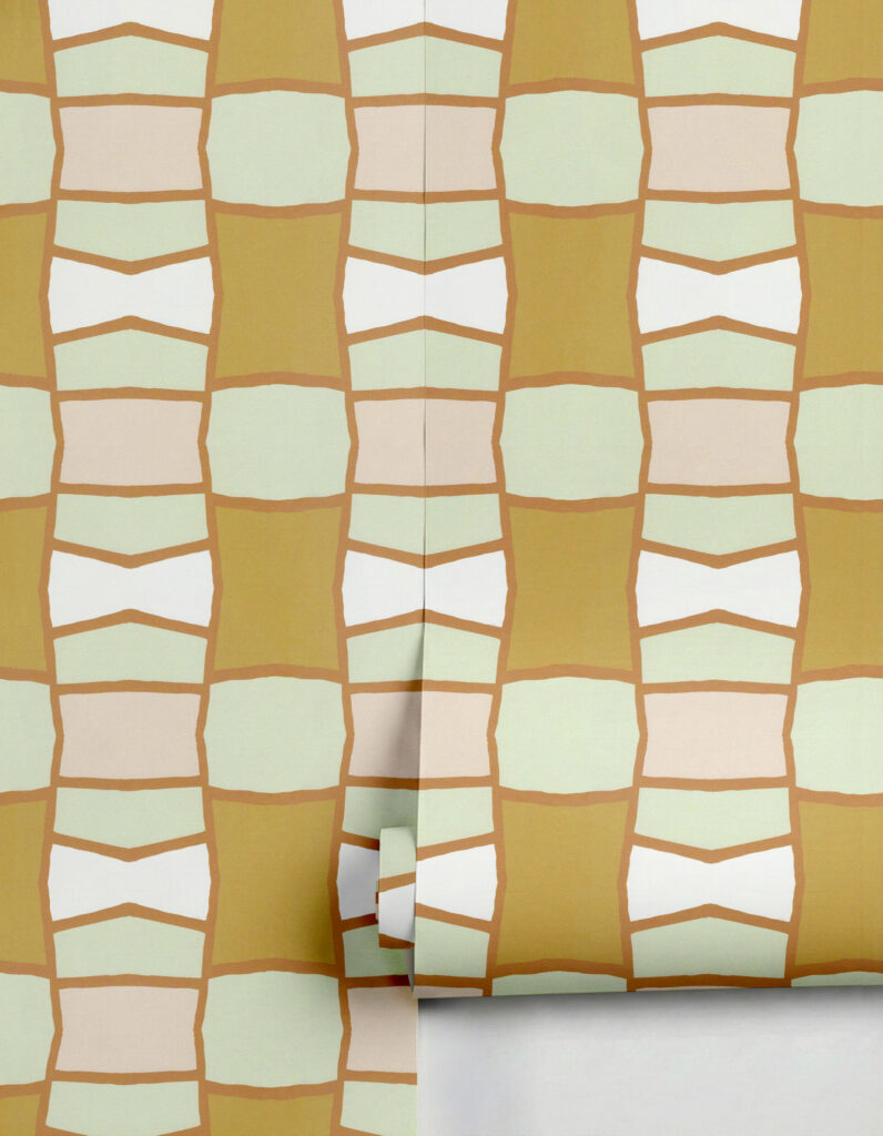 Clay Imports’ Las Marcas Atole wallpaper. (Courtesy of Clay Imports)