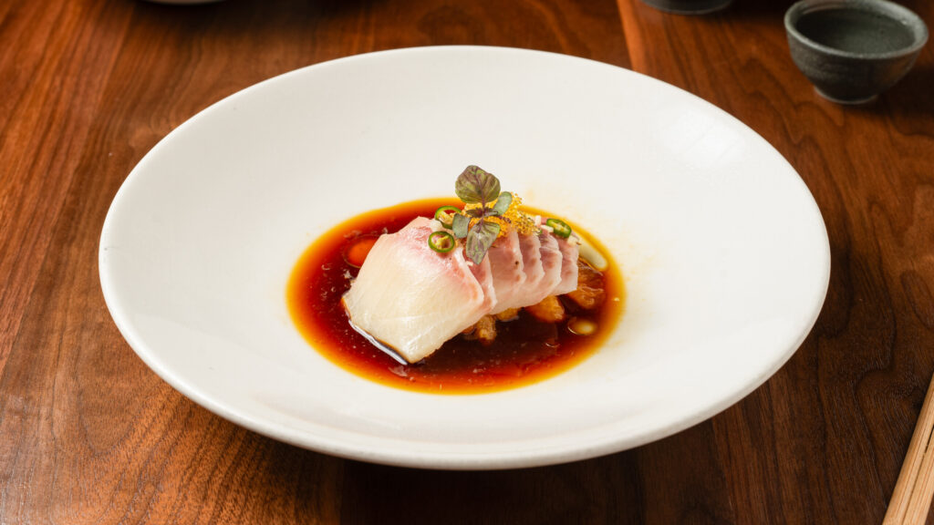 Uchi's hama chili. (Photo by Shanna Hickman)