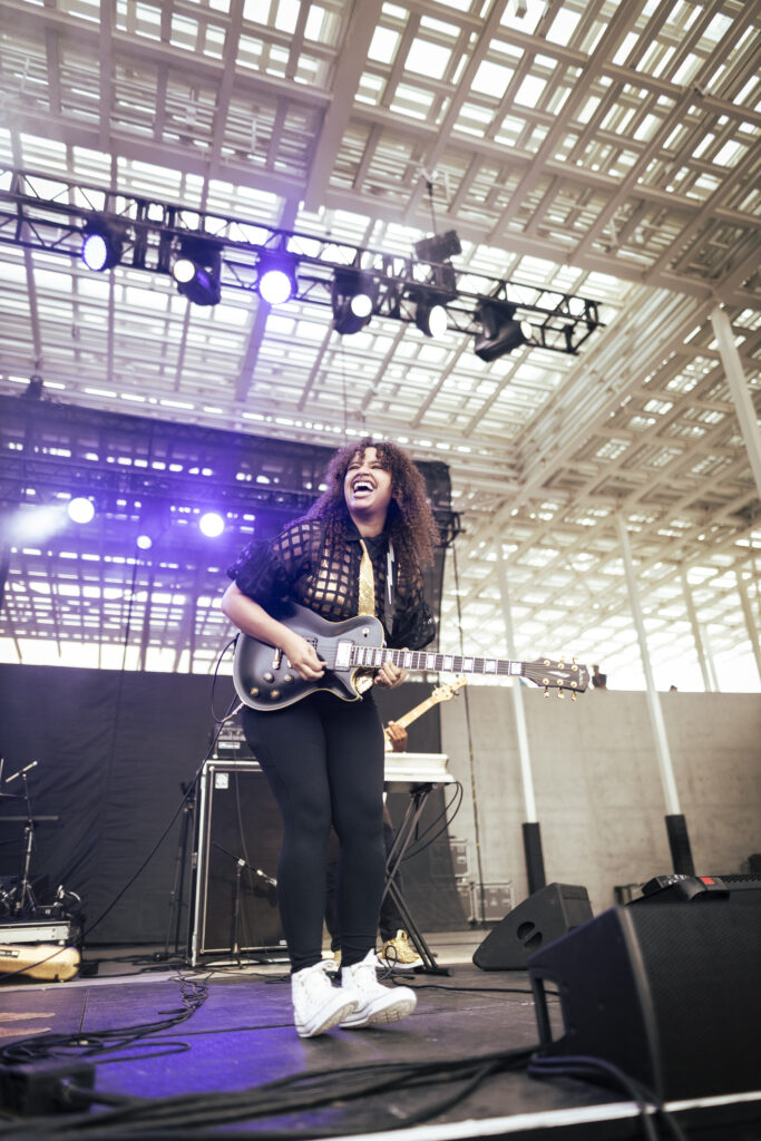 Jackie Venson performs at Austin Blues Festival. (Photo by Salihah Saadiq)