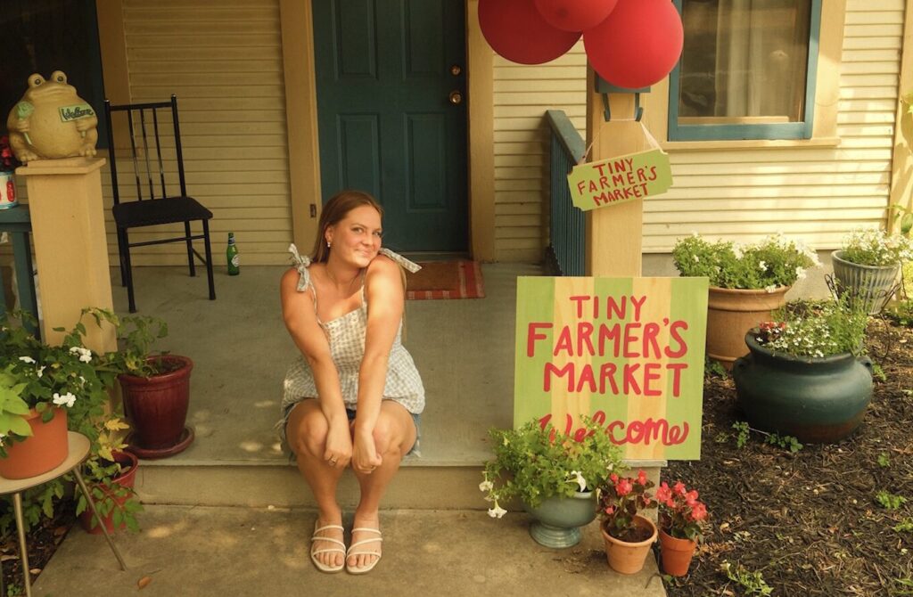 Hannah Gustafson, founder of Tiny Farmer’s Market