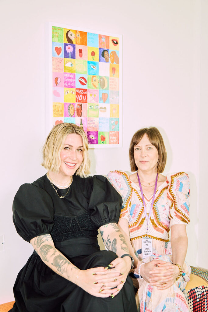 SAGE Studio & Gallery founders Lucy Gross and Katie Stahl.