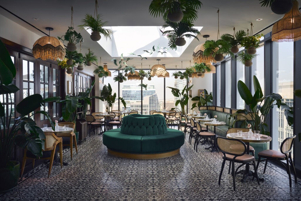 Léonie rooftop restaurant