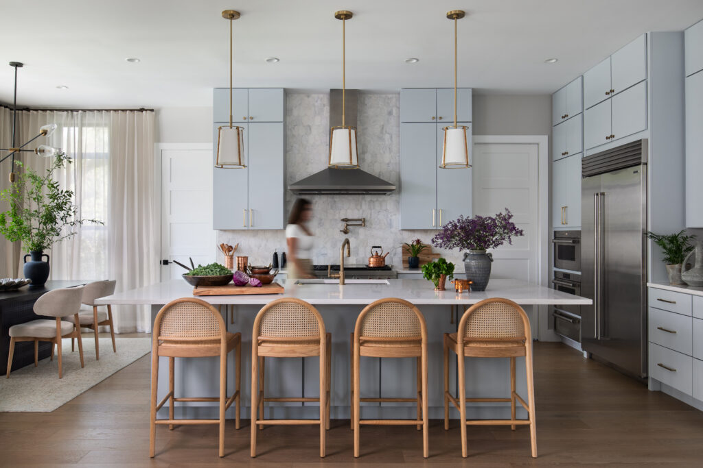 The kitchen of the Bamford Drive home