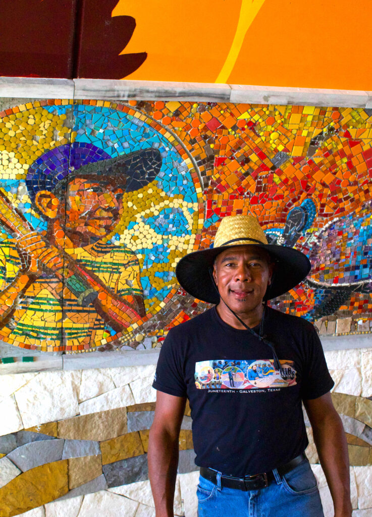 Reginald C. Adams, the designer behind the Unity Tunnel. (Photo by Analise Pickerrell)
