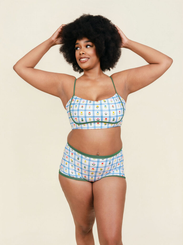 Kitty & Vibe x HarperSage bandeau bikini top and matching bottoms