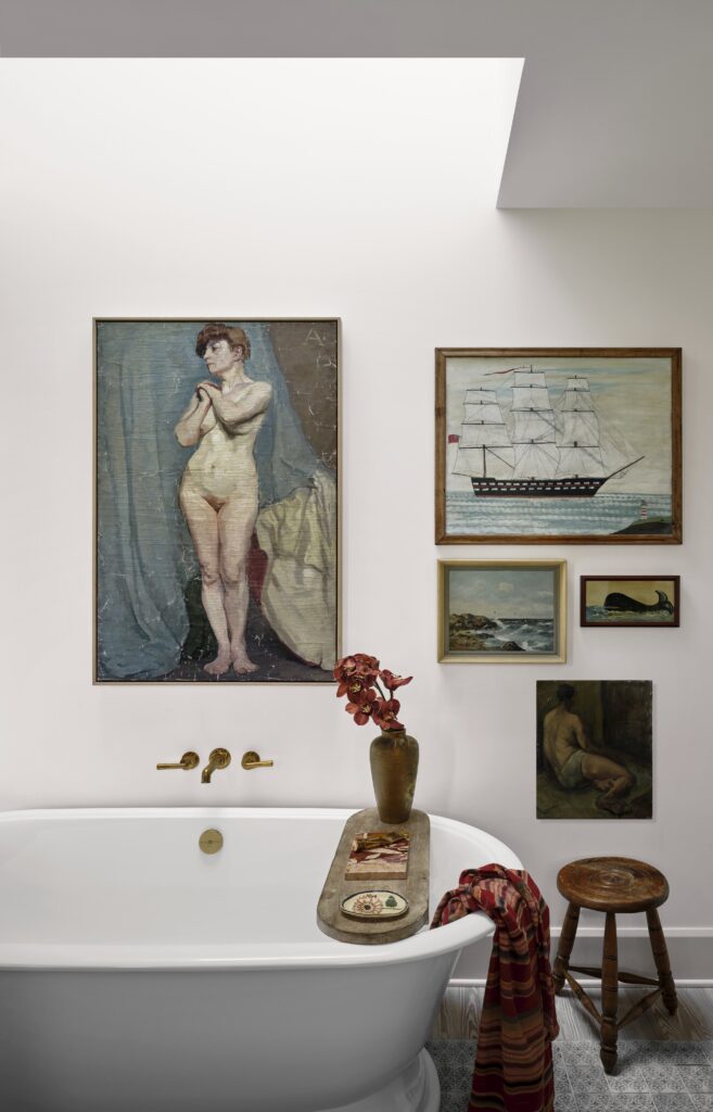 The primary bathroom of the Judges Hill home.