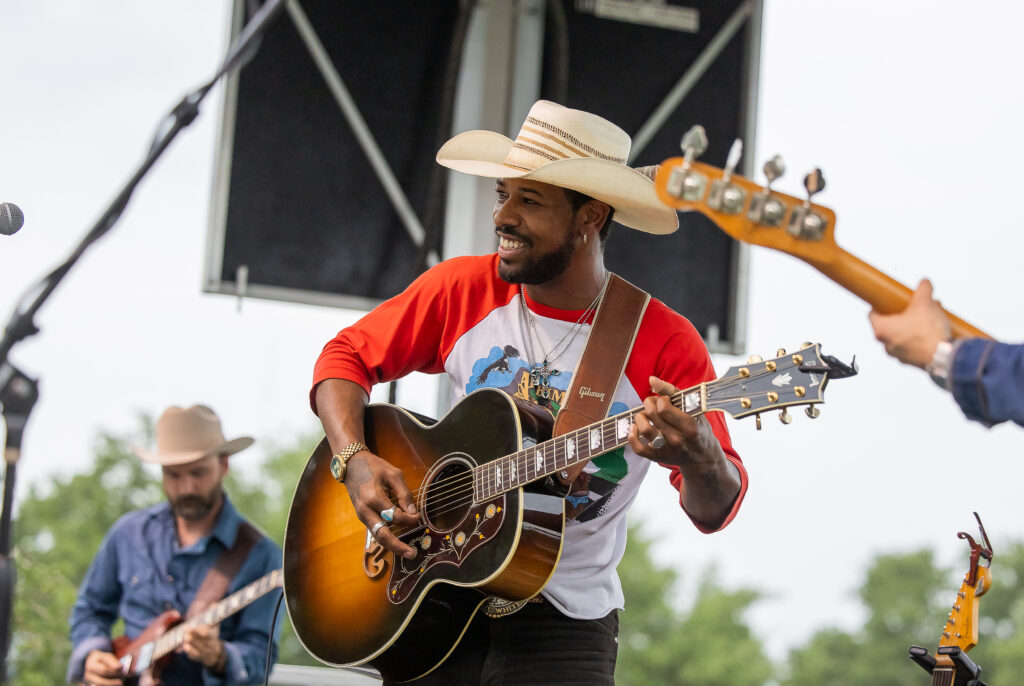 Angel White performs during the Muny Cup and 19th Hole Party at Lions Municipal Golf Course in Austin on May 8.